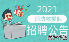 <b>2021年国家综合性消2号站平台注册链接防救援队伍招录干部公告</b>